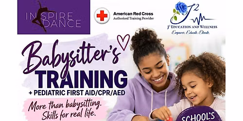 Red Cross Babysitter\u2019s Training with Pediatric CPR, AED, & First Aid
