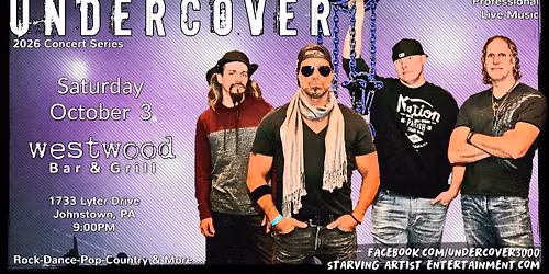 UNDERCOVER at Westwood - 10.03.2026 (9PM)