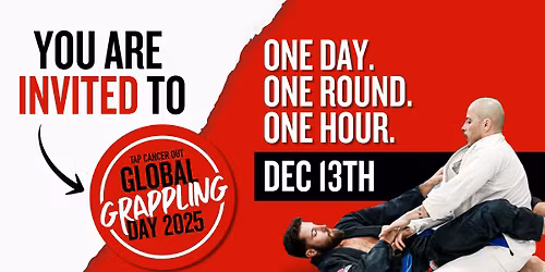 Tap Cancer Out Global Grappling Day 2025