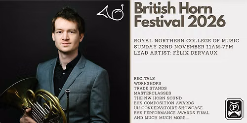 British Horn Society presents BHS Festival 2026