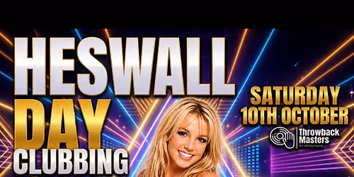 Throwback Masters Heswall Over 25s Day Clubbing 80s 90s 00s