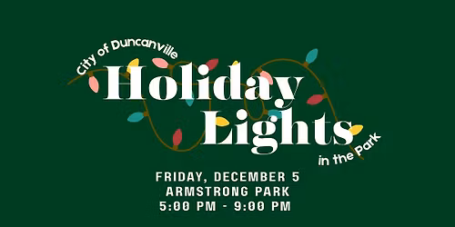 Holiday Lights in the Park & Parade