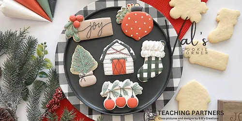 Intermediate Farmhouse Christmas Cookie Decorating Workshop