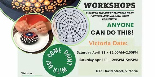 Mandala Rock Painting Workshop - VICTORIA