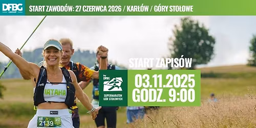 17. Supermaraton G\u00f3r Sto\u0142owych | 27 czerwca 2026, Kar\u0142\u00f3w