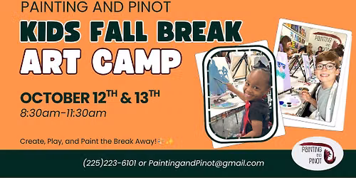 Fall Break Art Camp: Ages 5-13