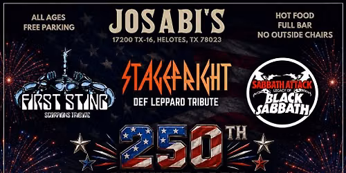 250th Anniversary Fireworks and Rock Tribute Show