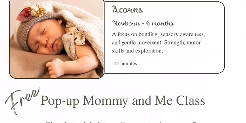 Pop-up Mommy and Me Event