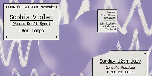 Rooftop Sunday Session w Sophia Violet (Girls Don't Sync)