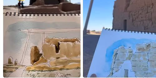 Urban Sketch Day Trip to Casa Grande AZ