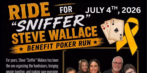 Benefit Ride for \u201cSniffer\u201d Steve Wallace