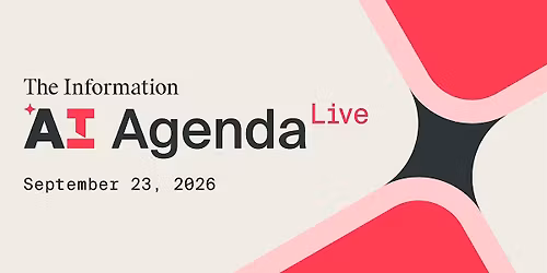 The Information's AI Agenda Live SF 2026