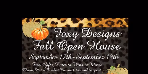 Fall Open House at Foxy Designs