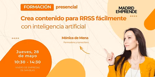 Formaci\u00f3n gratis | Crea contenido para RRSS f\u00e1cilmente con IA