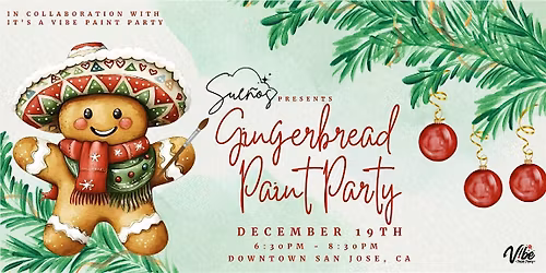 Gingerbread Paint Party