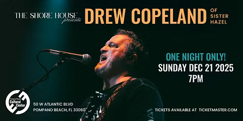 Intimate Evening with Drew Copeland of Sister Hazel