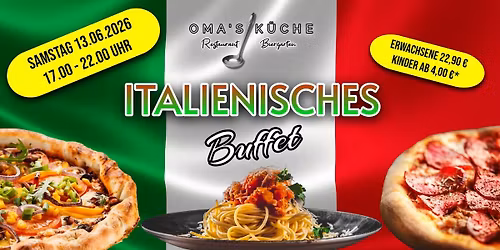 Italienisches Buffet - all you can eat