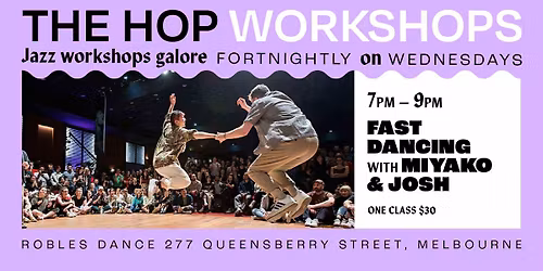 Fast Lindy Hop workshop with Miyako & Josh