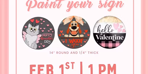 Valentine\u2019s Sign Painting \u2764\ufe0f