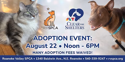 Clear the Shelters Adoption Event