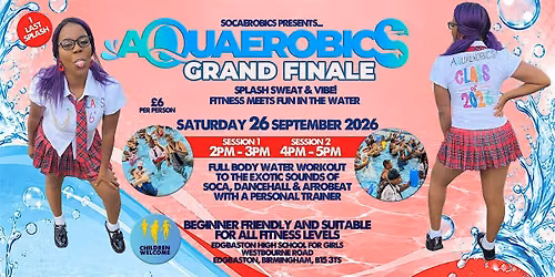 AQUAEROBICS GRAND FINALE 4PM-5PM
