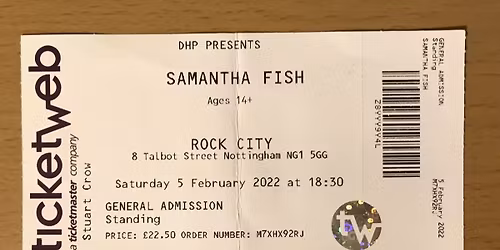 Samantha Fish Nottingham Tickets