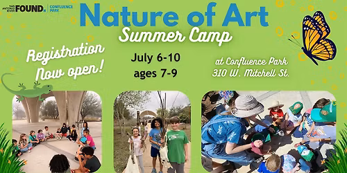 Nature of Art Camp 2026, Week 1: Ages 7-9 (July 6-10)