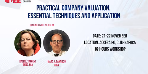 Practical Company Valuation Workshop - Transilvania Executive Education