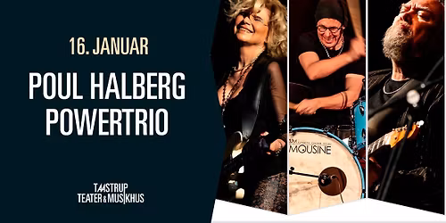 Poul Halberg Powertrio \/\/ Medborgerhuset