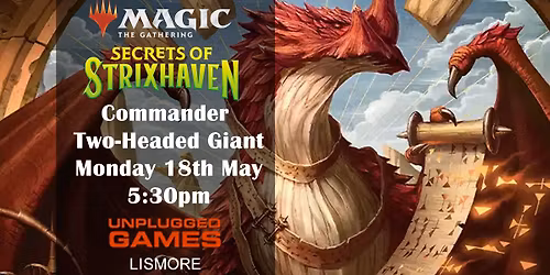 Magic: The Gathering Secrets of Strixhaven - Commander Two-Headed Giant