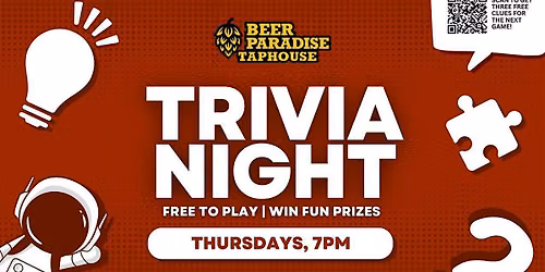 Vancouver Trivia Night | Beer Paradise Taphouse