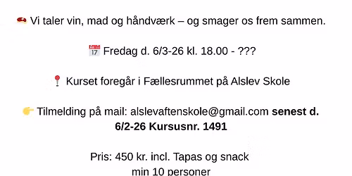 \ud83e\udd42Vinsmagning for m\u00e6nd - smag, stil og godt selskab.