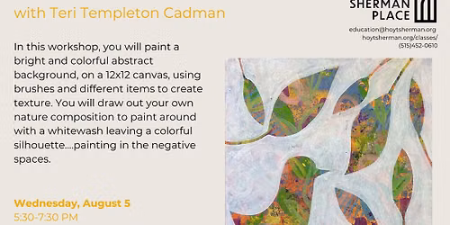 CLASS: Painting in the Negative
