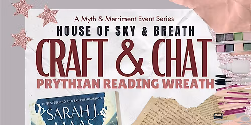 Craft & Chat September 18: (CC2)Reading Wreaths Book Page Craft