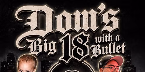 Dom\u2019s big 18 with a Bullet 
