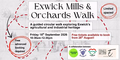 Exwick Mills & Orchards Guided History Walk