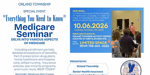 Everything You Need to Know, Medicare Seminar