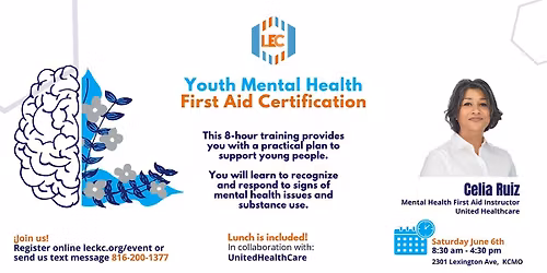 Youth Mental Health First Aid Certification