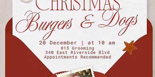 Christmas Burgers & Dogs - Sizzlin' Suzie's at 815 Grooming