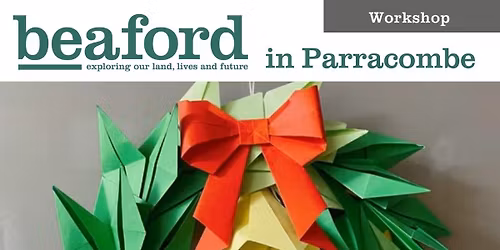 Origami Wreaths Workshop