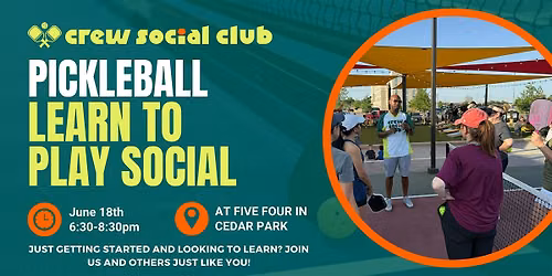 Pickleball Learn to Play Social