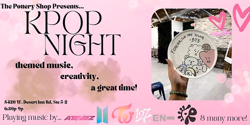K-Pop Night at The Pottery Shop (DI & Durango)