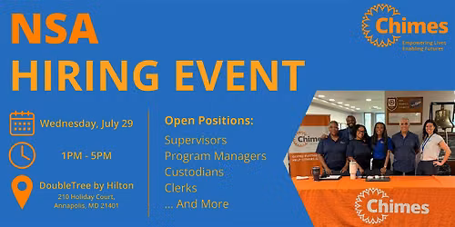 Chimes DC Hiring Event