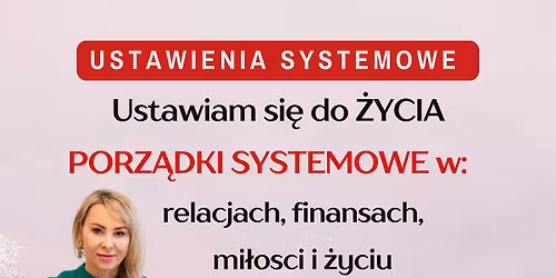 Ustawiam si\u0119 do \u017bYCIA: PORZ\u0104DKI SYSTEMOWE w RELACJACH, FINANSACH, MI\u0141O\u015aCI, \u017bYCIU - Ustawienia