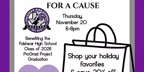 \ud83d\udecd\ufe0fShopping for a cause 