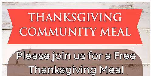 Community Thanksgiving Meal