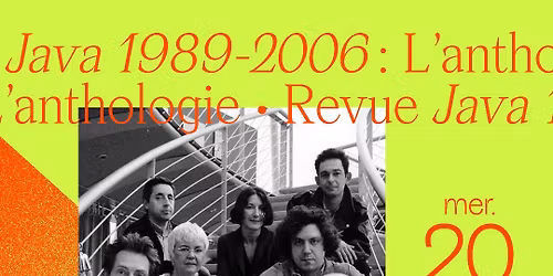 Soir\u00e9e d'anthologie autour de la revue JAVA 