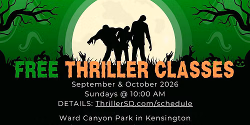 FREE Thriller Classes, Kensington