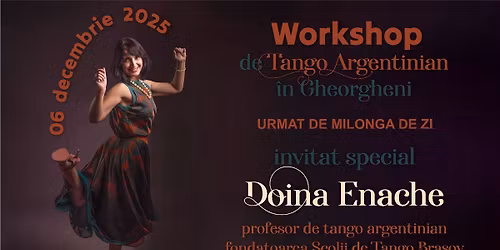 Workshop de Tango Argentinian cu Doina Enache
