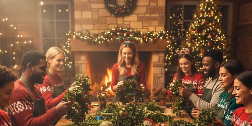 Holly Wreath and table decoration making workshop